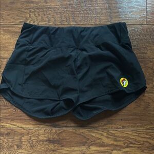 Women's Black Bucee Athletic Shorts